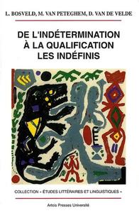 De l’indétermination à la qualification. Les indéfinis