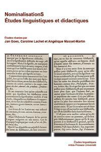 NominalisationS : études linguistiques et didactiques