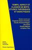 Temps, aspect et classes de mots : études théoriques et didactiques