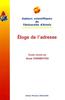 Éloge de l’adresse