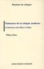 Naissance de la critique moderne : Eliot et Valéry