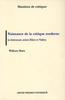 Naissance de la critique moderne : Eliot et Valéry