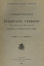 Correspondance de Ferdinand Verbiest